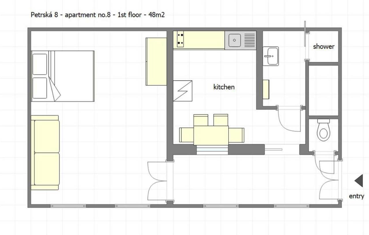 Peter'S Tower Apartments Prague Ngoại thất bức ảnh